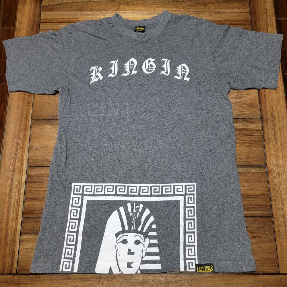 Last Kings Grey Tee "Kingin" - Size XL*